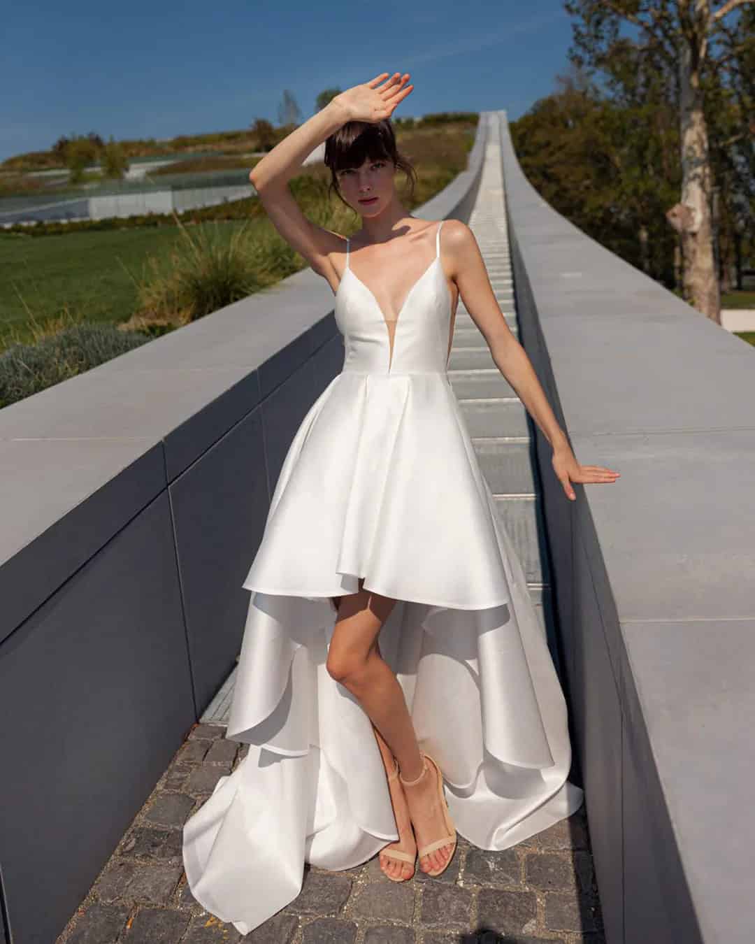 Beach High Low Wedding Dresses