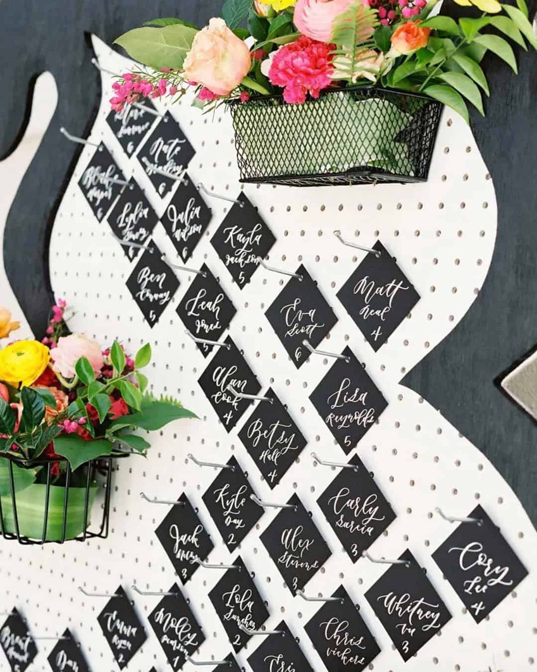 Wedding Seating Chart Ideas