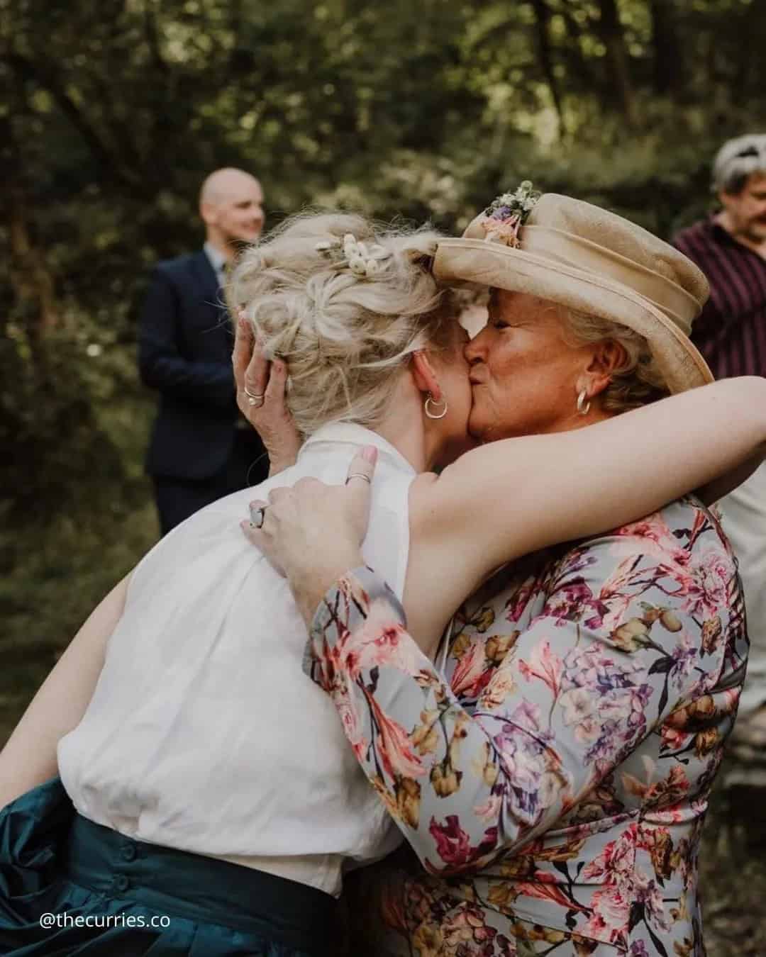 Grandparents with the couple