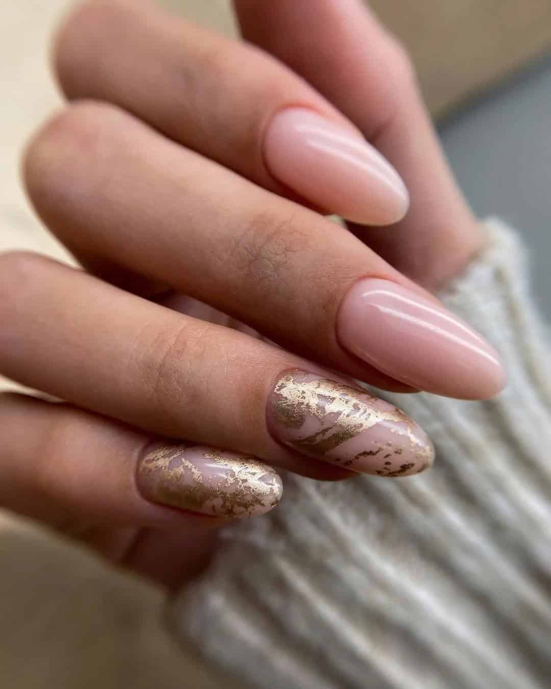 Rose Gold Nails For Guests