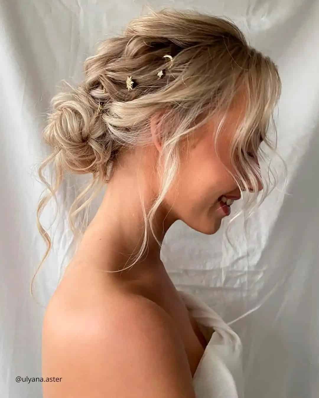 Wedding Hairstyles For Thin Curly Hair