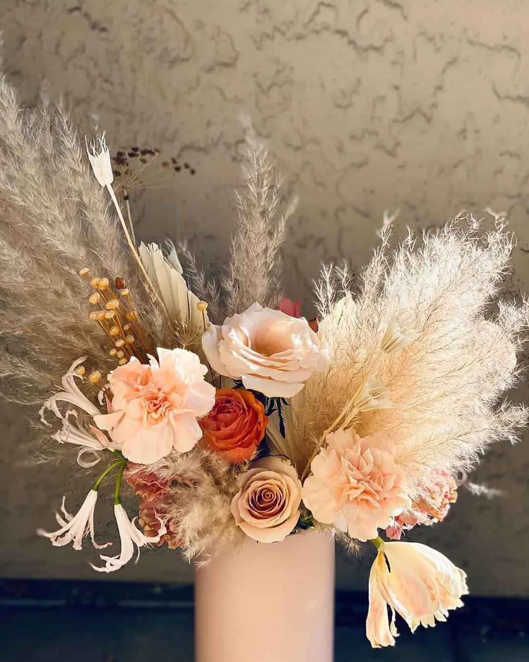 Centerpiece In Rust Wedding Colors