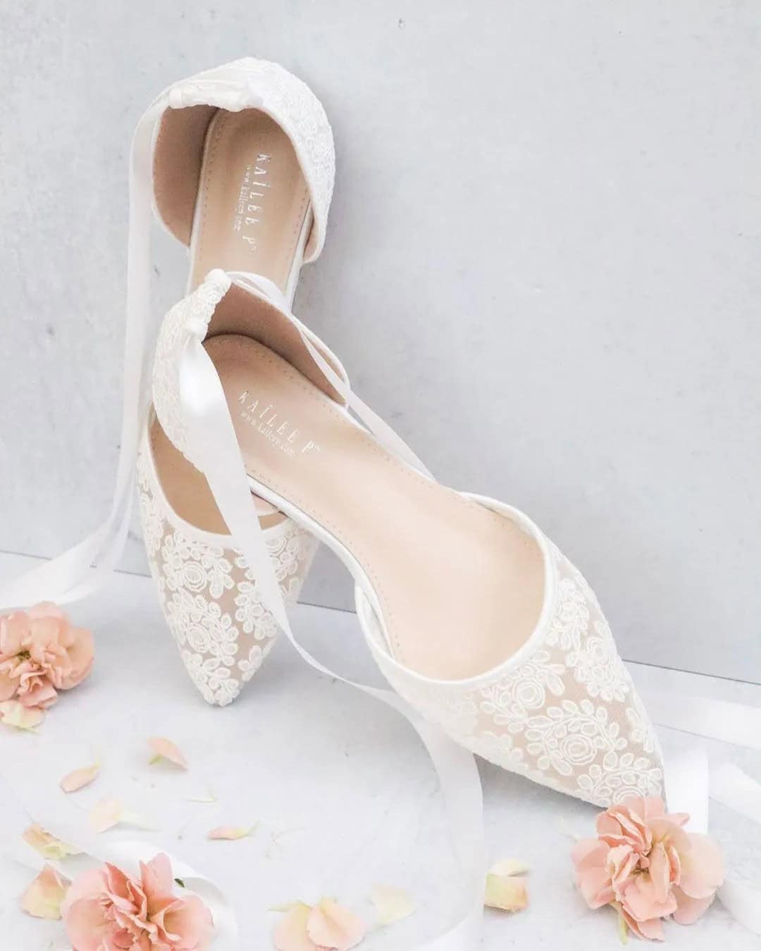 Lace Bridal Flats